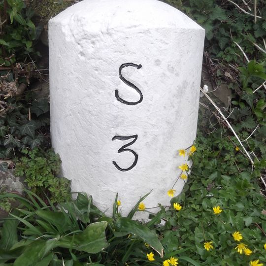 Milestone On North Side Of Road Approximately 20 Metres West Of Craggs Hill