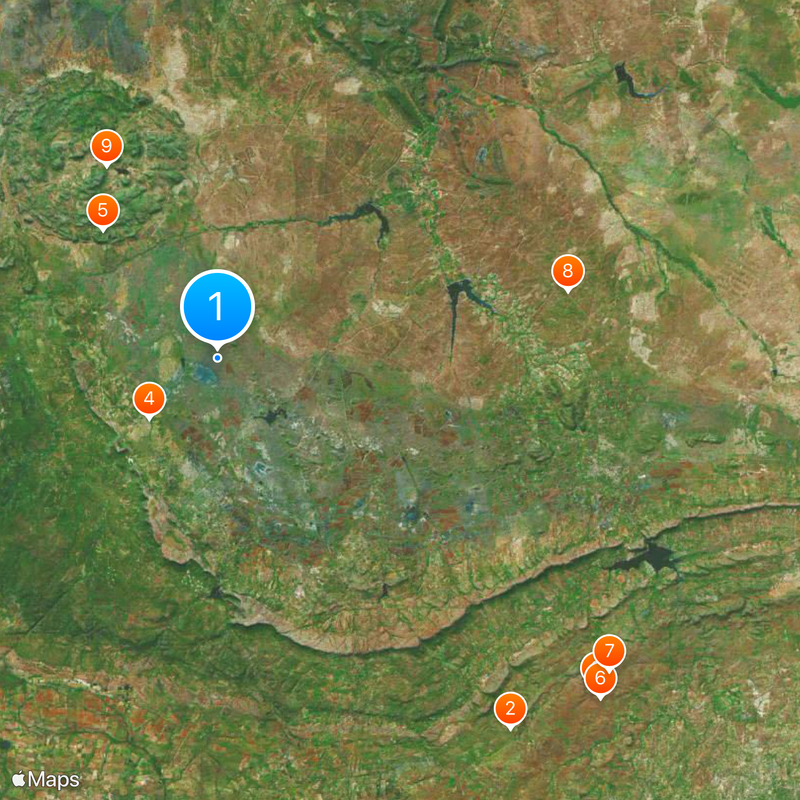 Royal Bafokeng Nation Map