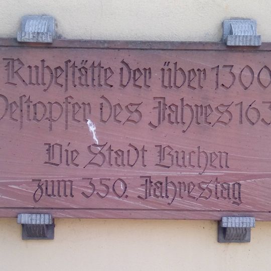 Pestgedenktafel Buchen