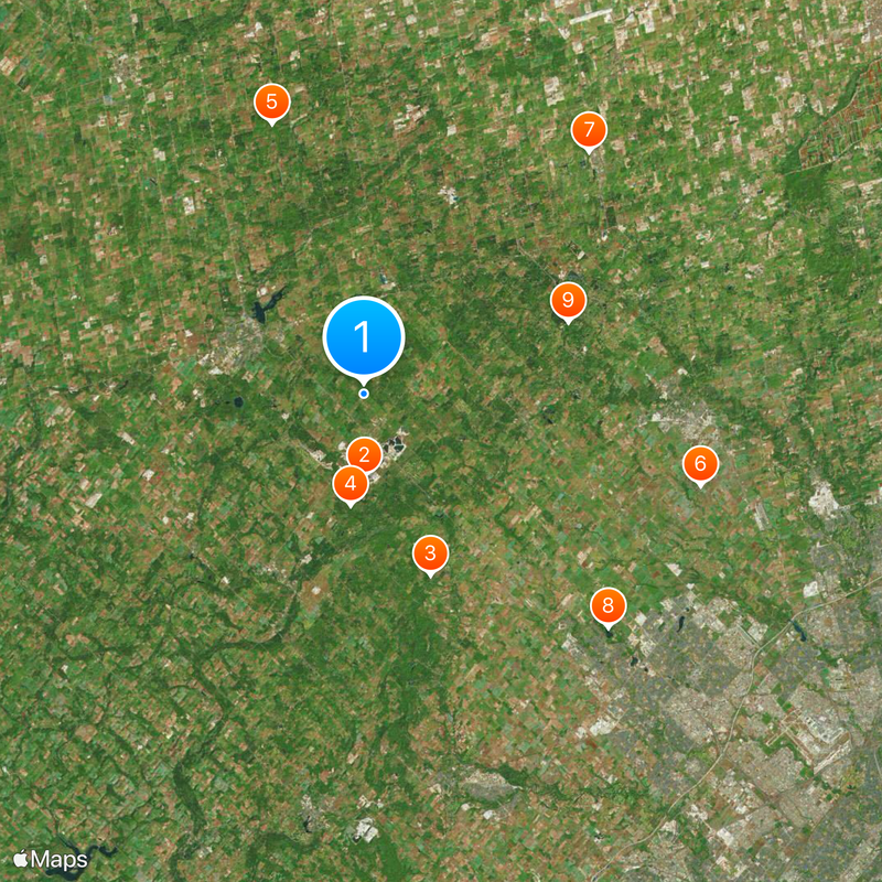 Greater Golden Horseshoe Greenbelt Mapa