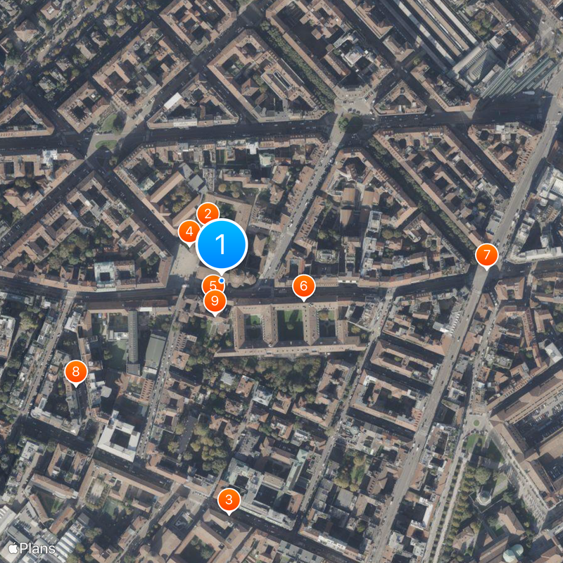 Église Santa Maria delle Grazie de Milan Carte