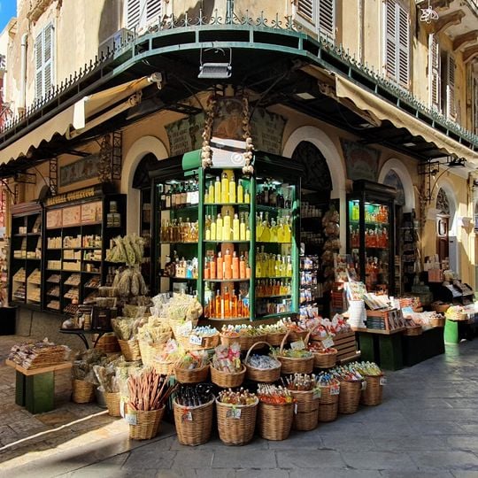 The Touristic Market of Corfu Old Town