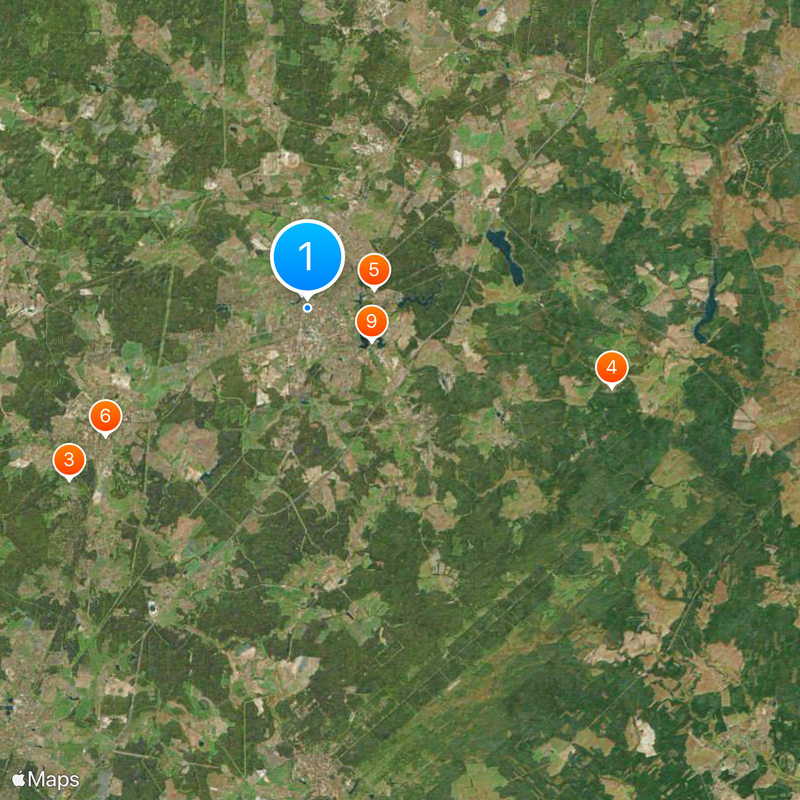 Sergievo-Posadskij rajon Mappa