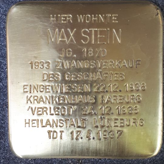 Stolperstein für Max Stein