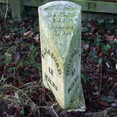 Mile Post South Of Old Junction With A52