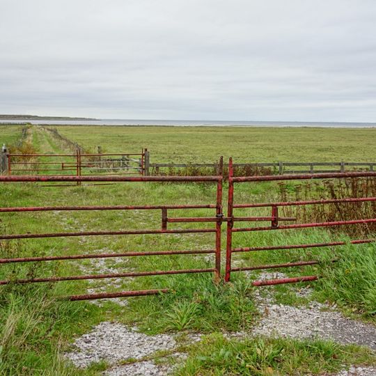 Södra Lommabukten med Tågarps hed och Alnarps fälad