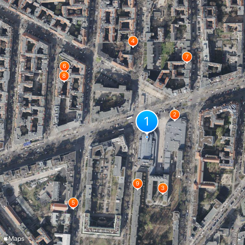 Schaubühne am Lehniner Platz Map