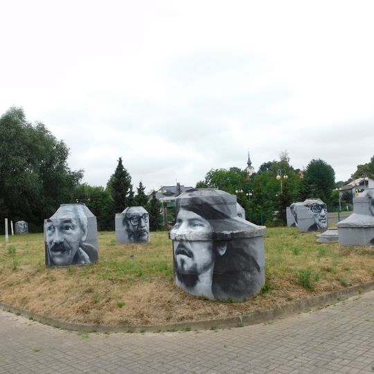 14 mural portaits of people from Rzeszów by Arkadiusz Andrejkow