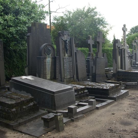 Groep grafmonumenten