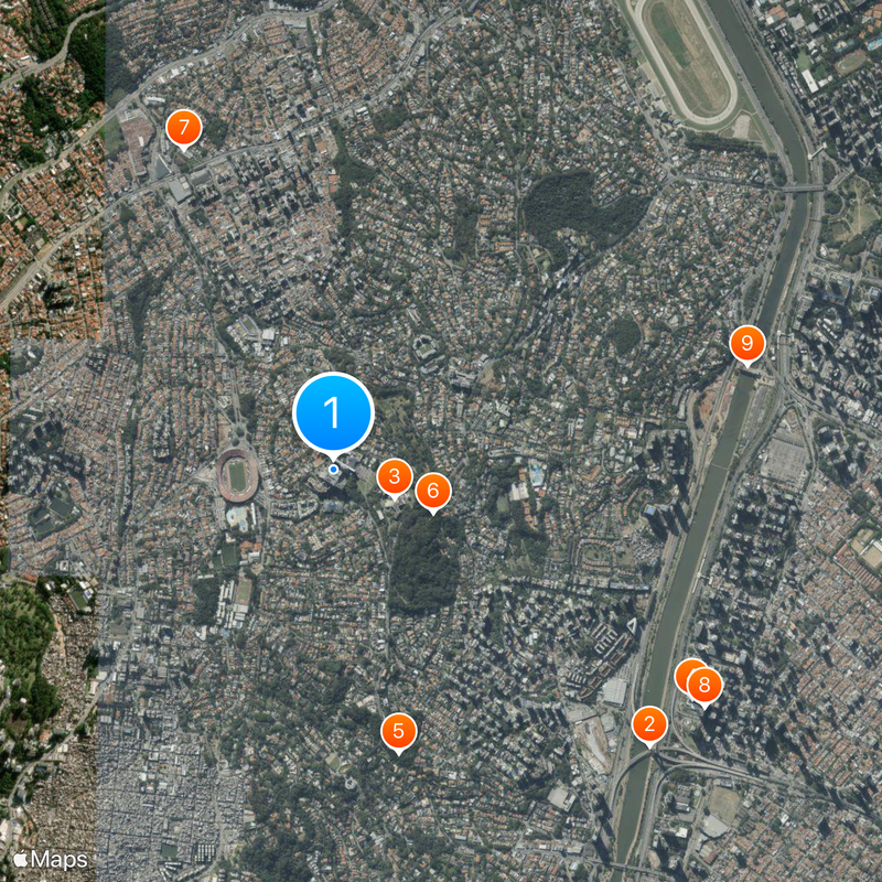 Hospital Israelita Albert Einstein Mapa