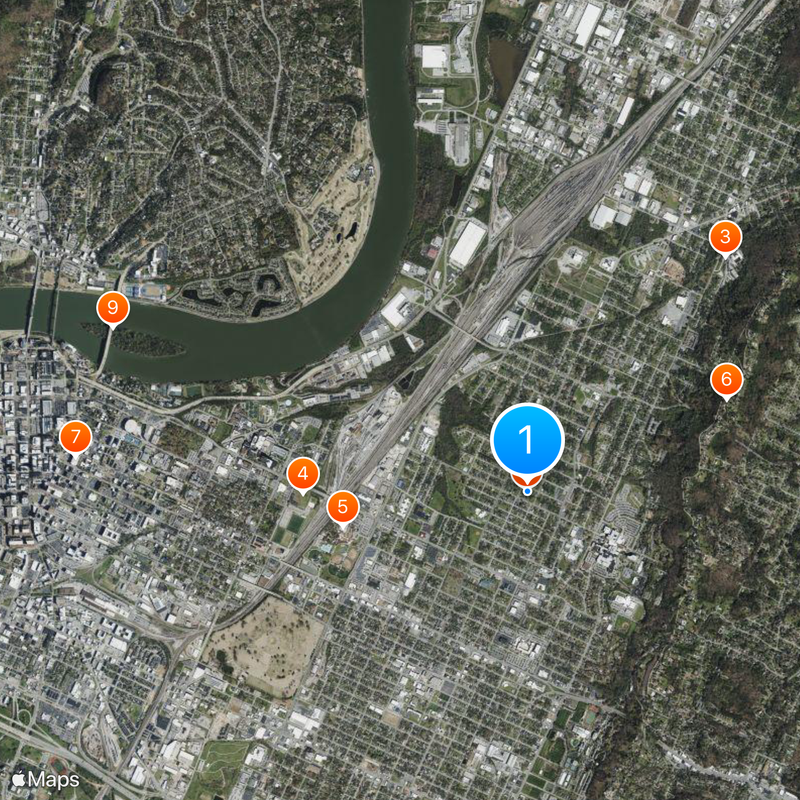 Chattanooga Mapa