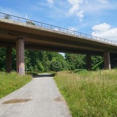 Bridge of B464 over the Glemsbach