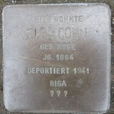 Stolperstein en memoria de Elsa Cohn Cohn