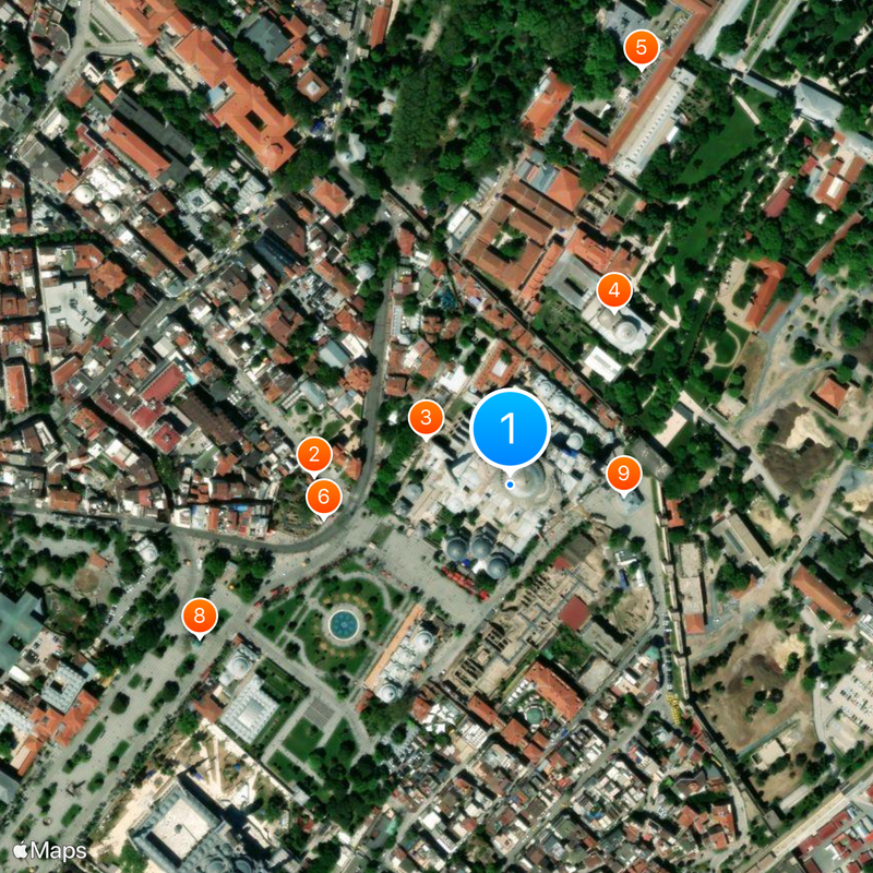 Hagia Sophia Map