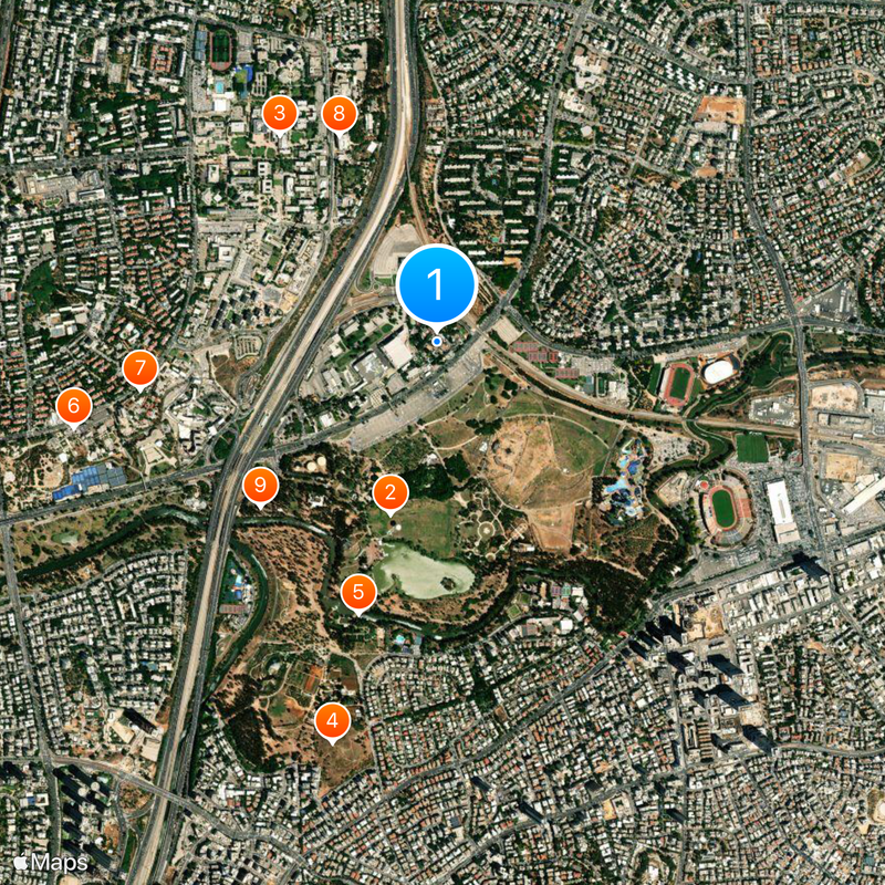 Luna Park, Tel Aviv Map