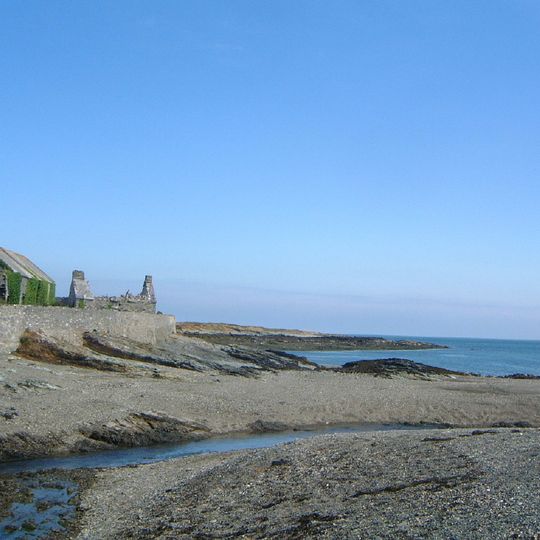 Cemlyn Bay and lagoon