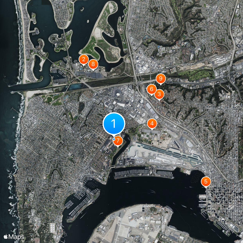 Liberty Station, San Diego Map