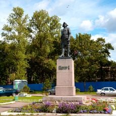 Monument to Peter the Great in Shlisselburg
