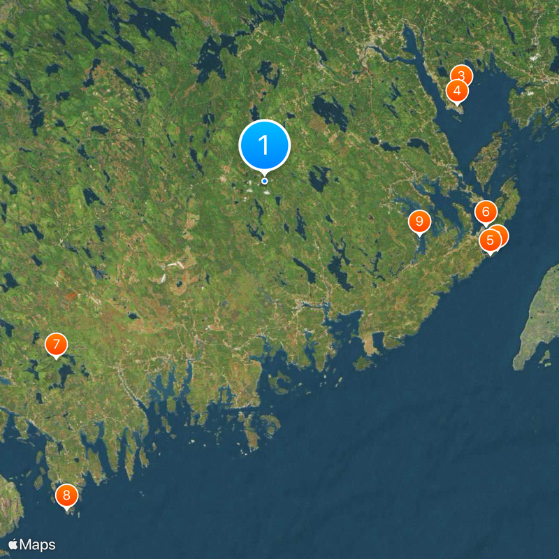 Contea di Washington Mappa