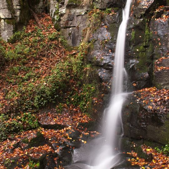 Starohutiansky waterfall