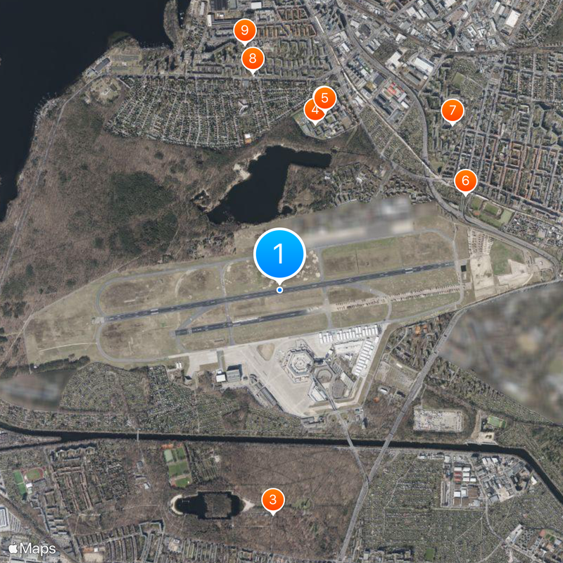 Berlin-Tegel Airport Map
