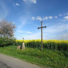 Dřevěný kříž jižně od Žebnice