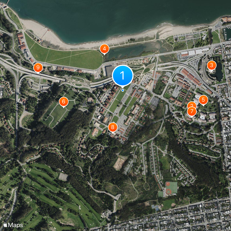 The Walt Disney Family Museum Map