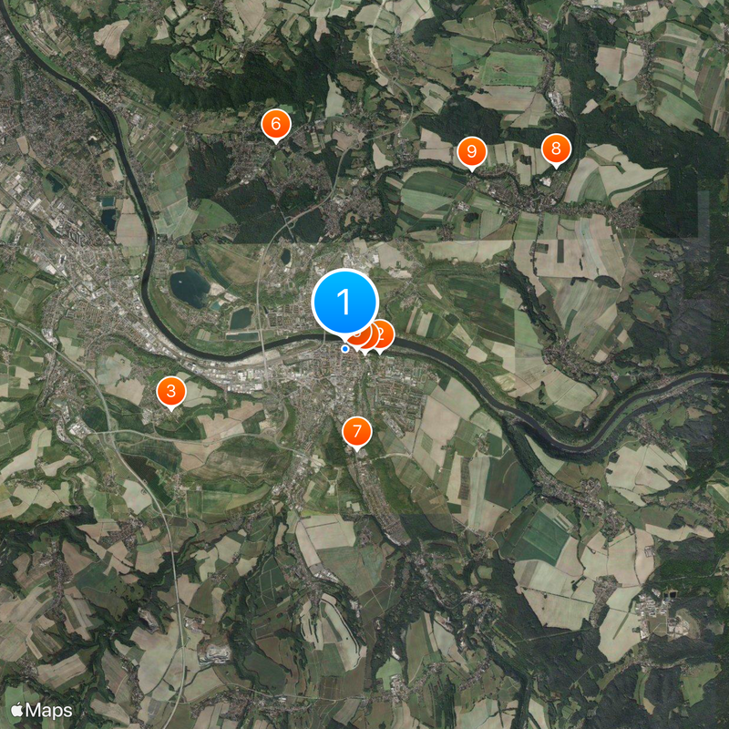 Pirna Mapa