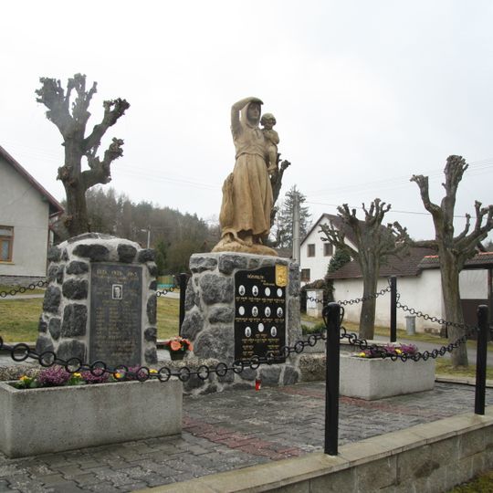 Památník obětem světových válek v Libeži