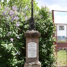 Wayside cross in Obřany near Barvy street