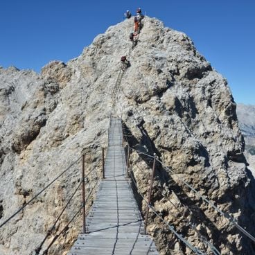 Vie ferrate in Europa: Dolomiti, Alpi, percorsi di arrampicata