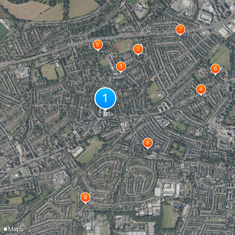 West Thames College Map