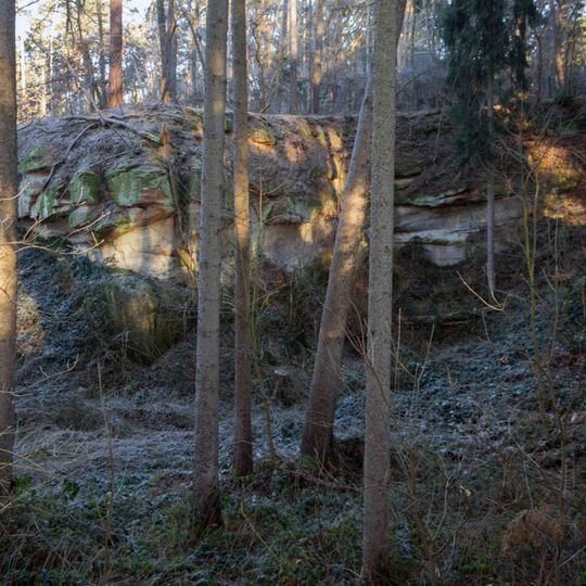 Steinbruch am Trinkwasserhochbehälter
