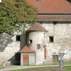 Schalenturm der Stadtbefestigung beim Ledererturm