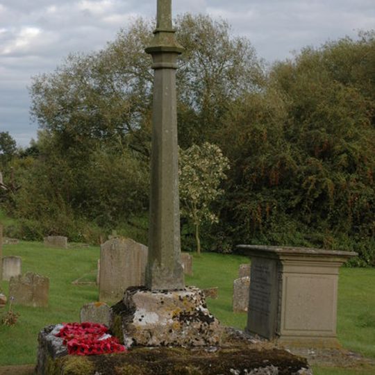 Churchyard cross in St John the Baptist's churchyard