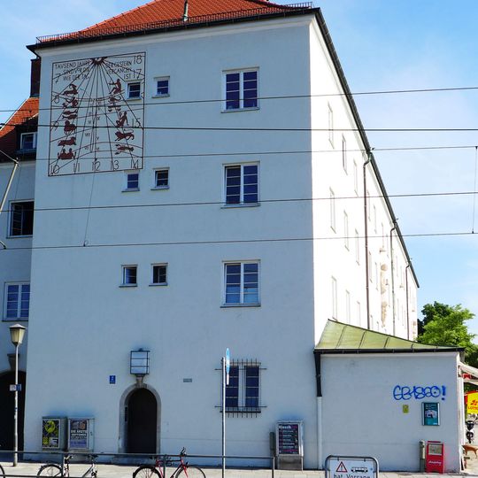 Teil eines Wohnblocks