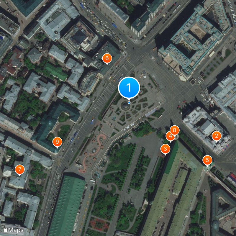 Piazza del Maneggio Mappa