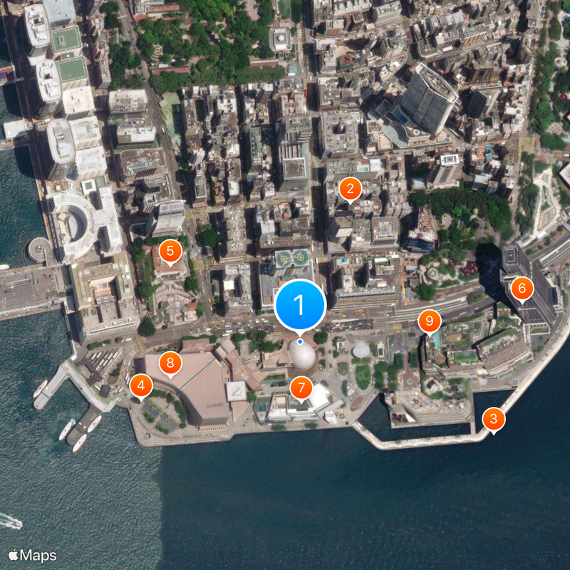 Hong Kong Space Museum Mapa