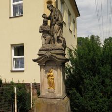 Socha Křest Krista