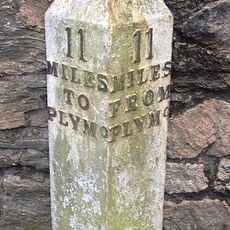 Milestone Immediately North East Of Torr Hill (House)