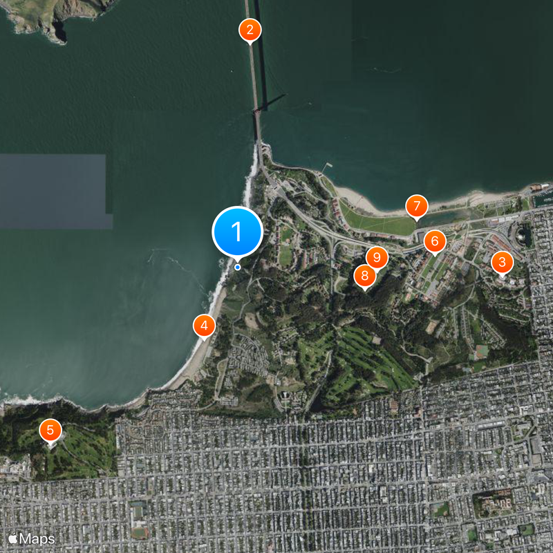 Golden Gate National Recreation Area Map