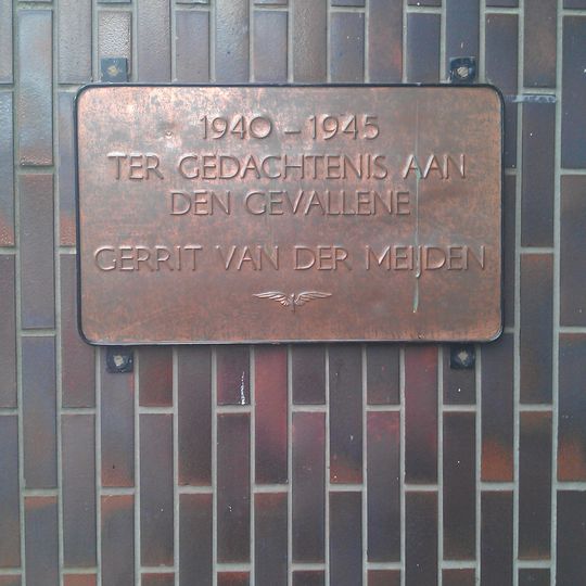 Plaquette in het NS-station