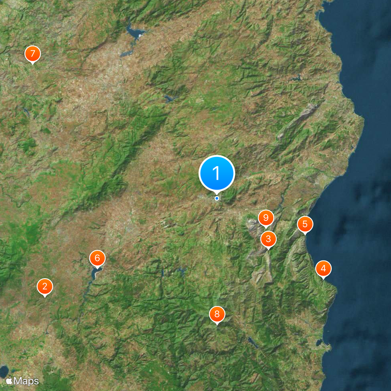Province of Nuoro Map
