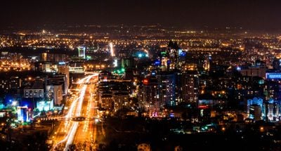 At night 0