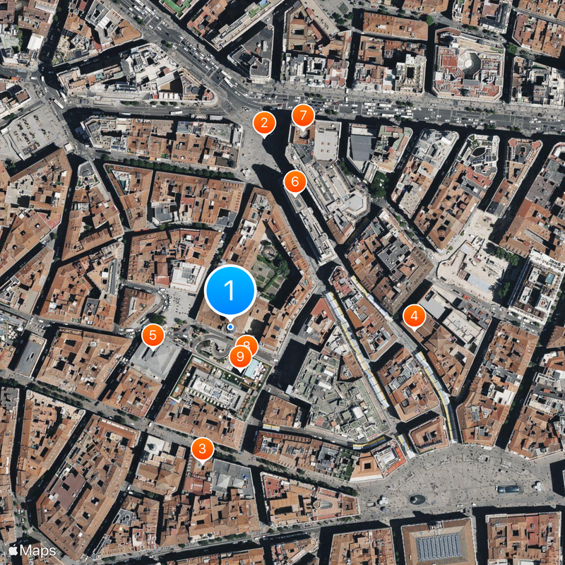 Convent of Las Descalzas Reales Map