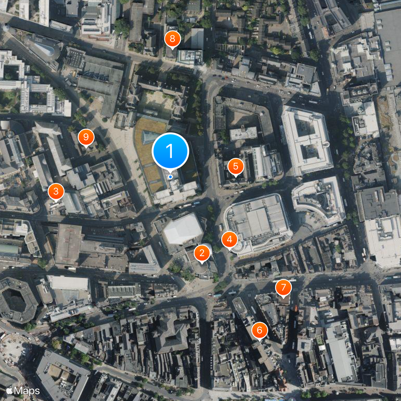 Universidad Nottingham Trent Mapa