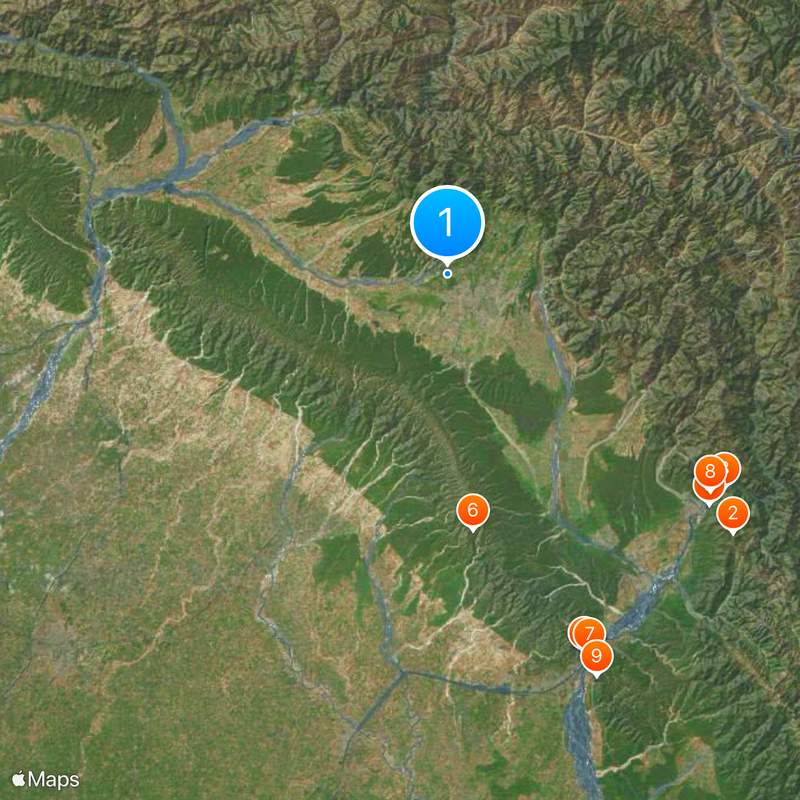 Indian Council of Forestry Research and Education Map