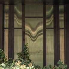 Decorative glass filling in the Židenice ceremonial hall