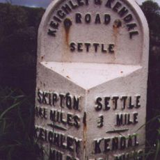 Milestone, just S of Settle