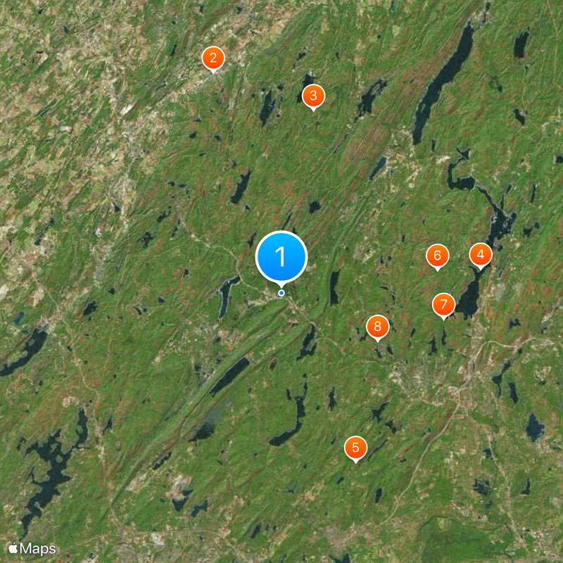 Clinton Road Map